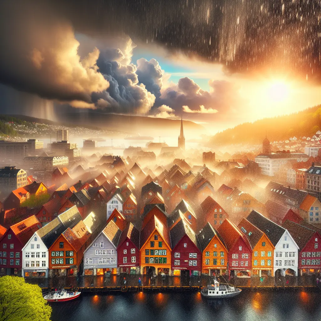 Hvordan er vejret i Bergen i maj måned?