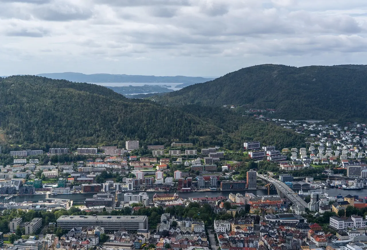 Hvordan er vejret i Bergen i oktober måned?