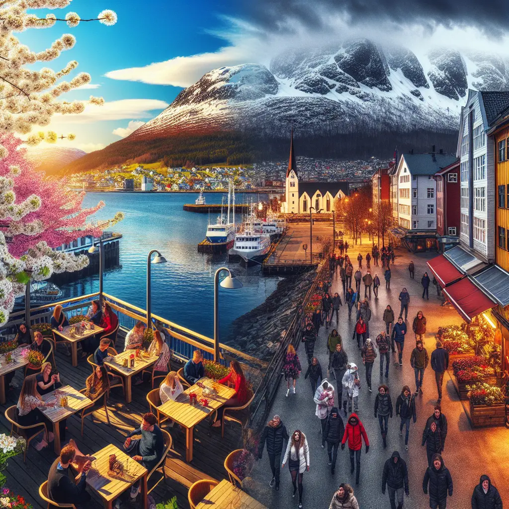 Hvordan er vejret i Norge i april?