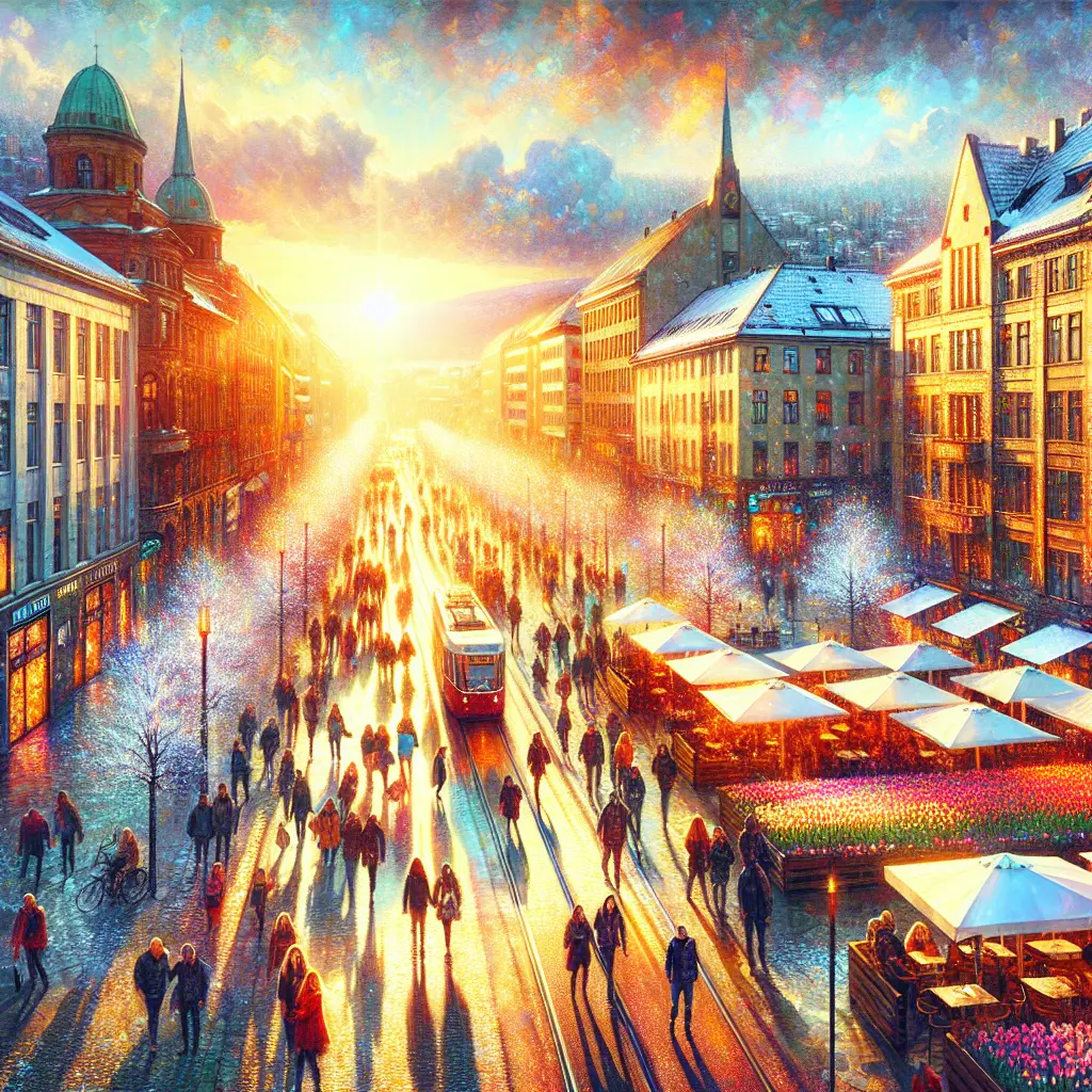 Hvordan er vejret i Oslo i april?